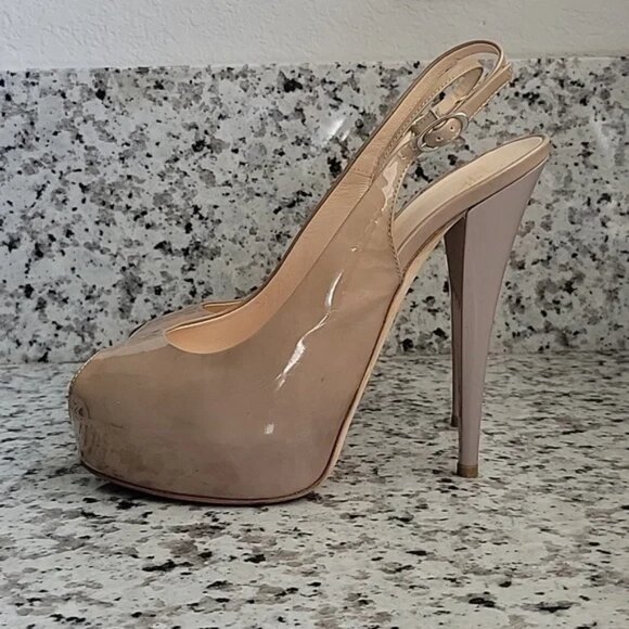 Giuseppe Zanotti slingback peeptoe pumps - Picture 3 of 16